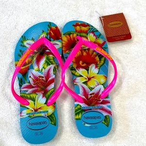 NWT Havaianas girls size US 3-4